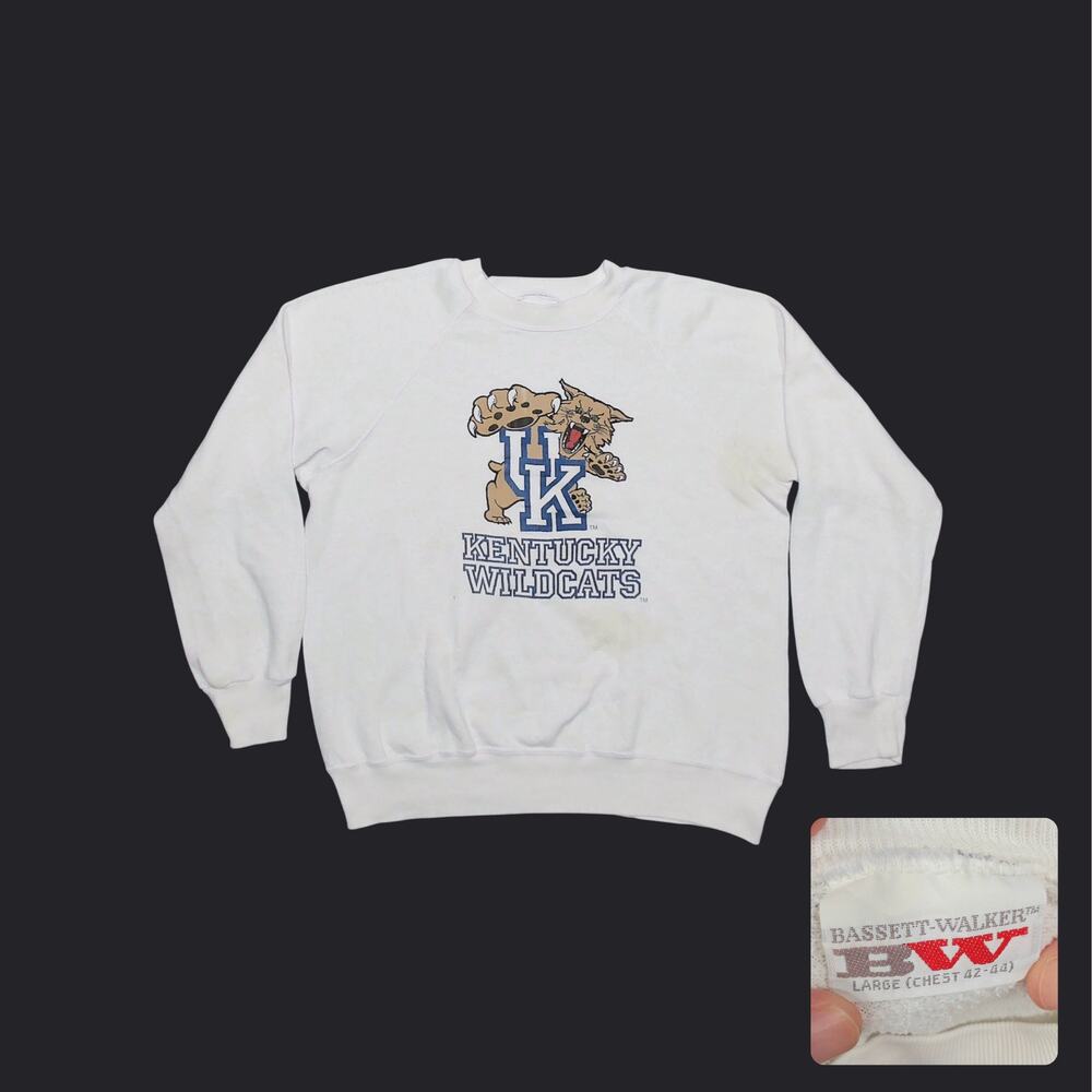 Bassett Walker | Vintage 80s Kentucky Wildcats Distressed Boxy Sweatshirt